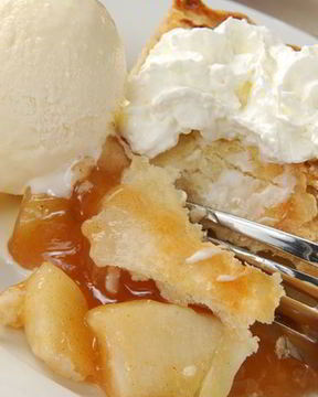 Яблочный пирог с лимонным желе