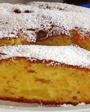 Яблочный пирог с маскарпоне