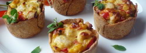 мини-пирожки с куриной грудкой, кукурузой и сладким перцем. Шаг 9