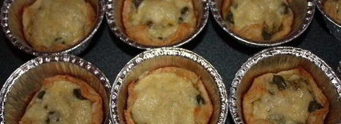 открытые пирожки из слоеного теста. Шаг 2