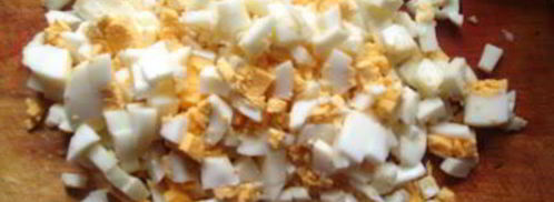 печеные пирожки с жареной капустой и яйцом. Шаг 15