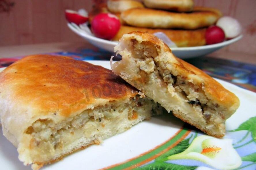 Рецепт пирожков на кефире и дрожжах