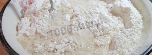 пирожки на кефире и дрожжах. Шаг 6