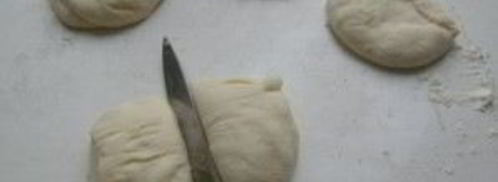 пирожки на молоке без дрожжей. Шаг 3