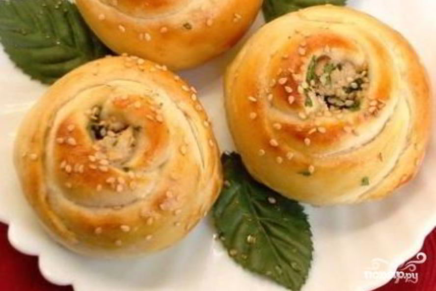 Рецепт пирожков розочки