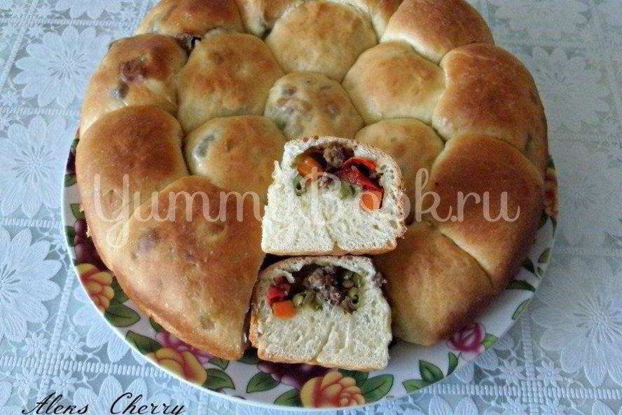 Рецепт пирожков с фаршема и овощами