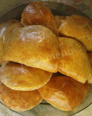 Пирожки с грибами в духовке