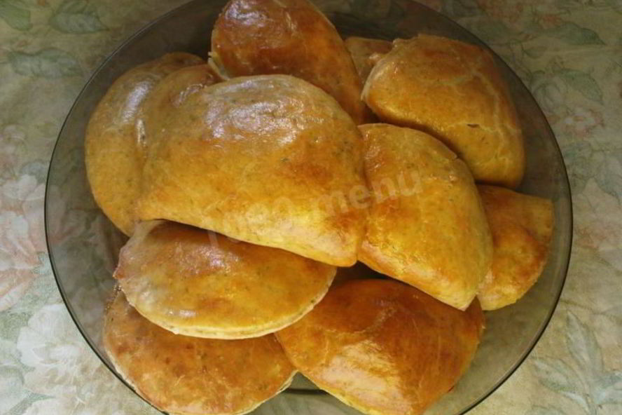 Рецепт пирожков с грибами в духовке