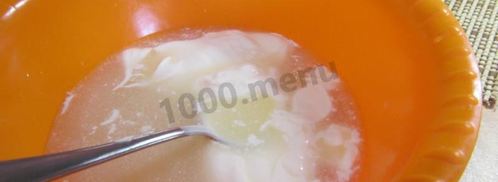 пирожки с курицей на сметане без дрожжей. Шаг 2