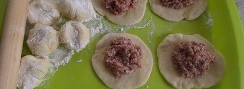 пирожки с мясом и рисом. Шаг 9
