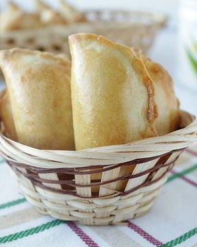 Пирожки с печенью и грибами