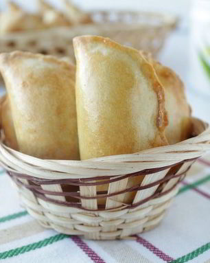 Пирожки с печенью и грибами