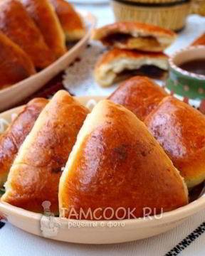 Пирожки с повидлом на кефире