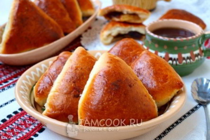 Рецепт пирожков с повидлом на кефире