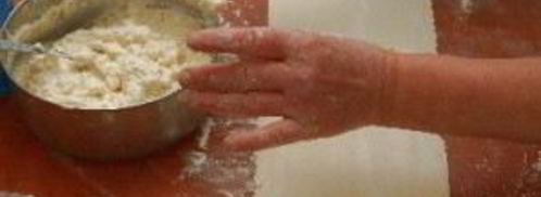 пирожки с сыром и медом. Шаг 3