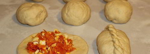 пирожки с яйцами и морковью. Шаг 5