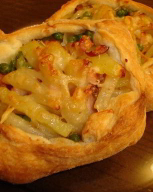 Пирожки зимний вечер