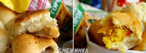 постные пирожки с гороховой и фасолевой начинками. Шаг 21