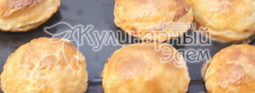 рождественские пирожки с грибами и курицей. Шаг 9