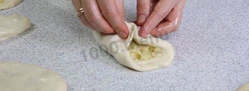 тонкие пирожки с картошкой. Шаг 28