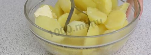 тонкие пирожки с картошкой. Шаг 7