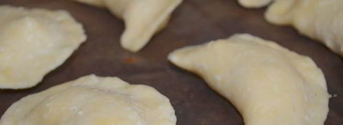 яблочные пирожки из сырного теста. Шаг 11