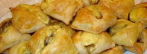 закусочные пирожки с грибами и сыром. Шаг 5