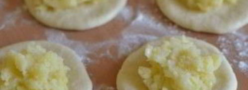 жареные пирожки с картошкой без дрожжей. Шаг 5