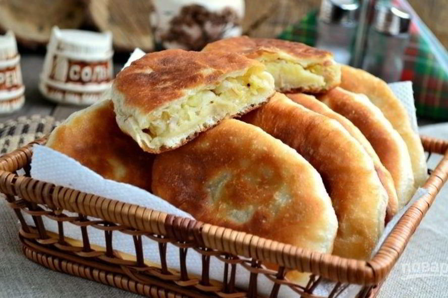 Рецепт жареных пирожков с мясом