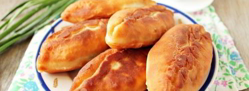 жареные пирожки с зеленым луком и яйцом. Шаг 10