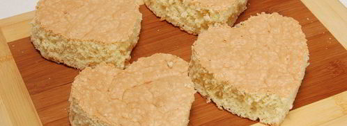 бисквитные пирожные признание в любви. Шаг 3