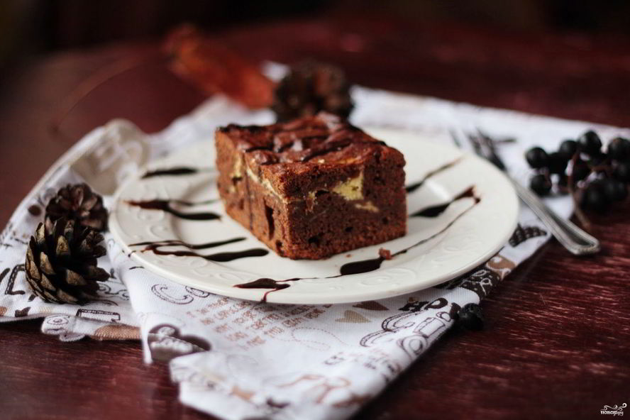 Рецепт брауни с творогом