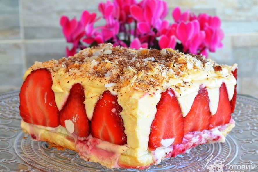 Рецепт клубничных пирожных восторг