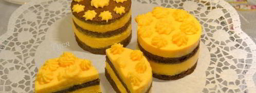 муссовое пирожное георгиевское. Шаг 21