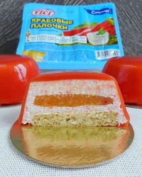 Муссовое пирожное Экзотический краб