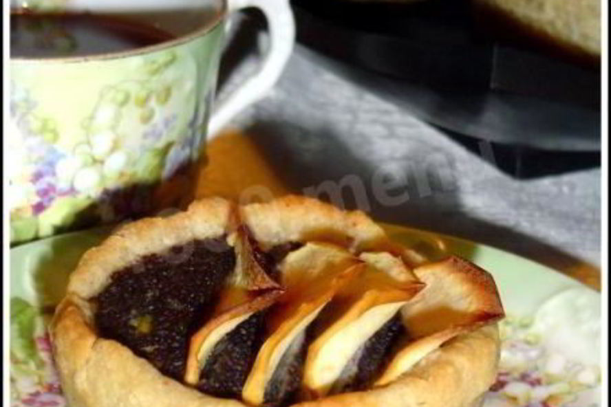 Рецепт пирожного с маково-яблочной начинкой