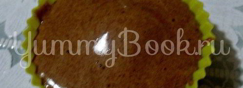 пирожное шоколадное с кокосово-творожной начинкой. Шаг 2