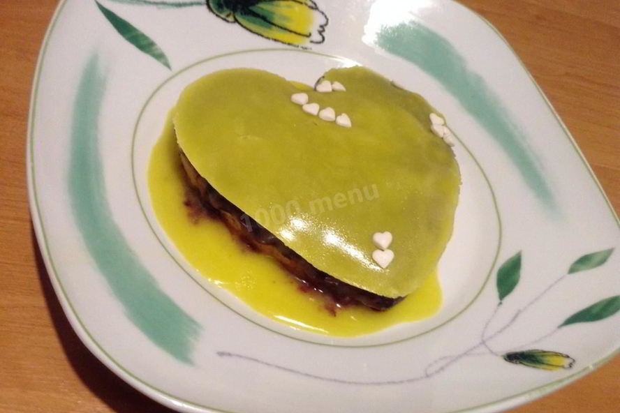 Рецепт пирожного валентинки