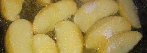 пирожные с карамельными яблочками и белковым кремом подарок для себя. Шаг 8