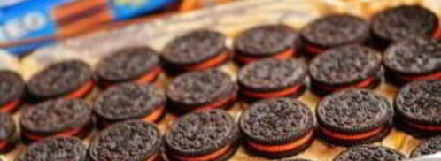 пирожные с шоколадными печеньями и m&m's. Шаг 3