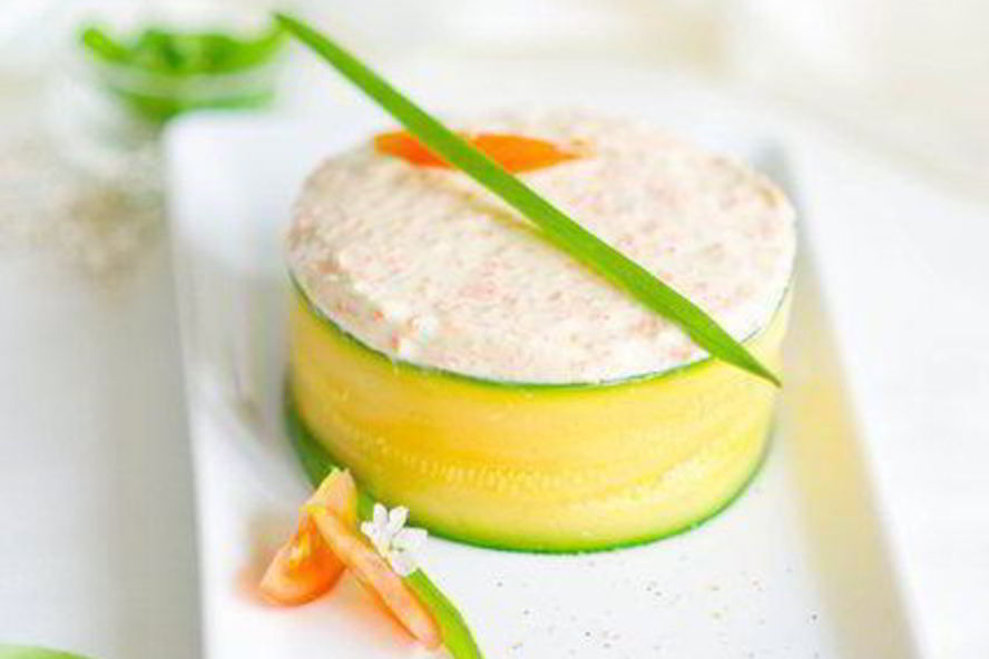 Рецепт пирожных с томатным муссом и морковным кремом