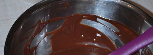 шоколадно-мятные пирожные с арахисовой пастой. Шаг 13