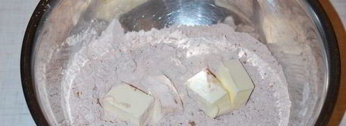 шоколадно-мятные пирожные с арахисовой пастой. Шаг 3