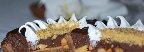 шоколадно-мятные пирожные с арахисовой пастой. Шаг 28