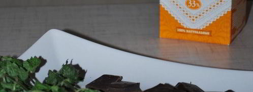 шоколадно-мятные пирожные с арахисовой пастой. Шаг 7