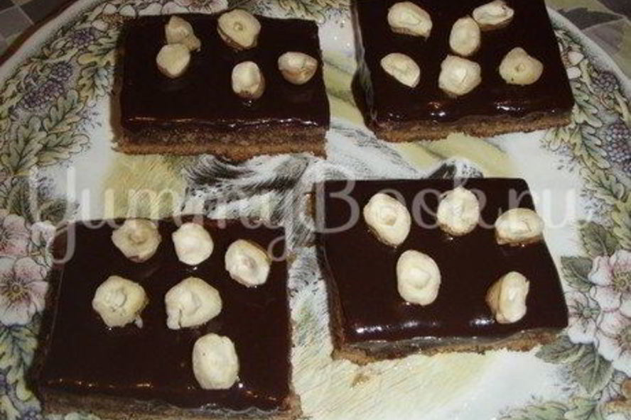 Рецепт шоколадного пирожного с орехами