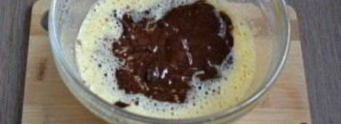 шоколадный брауни с вишней. Шаг 4