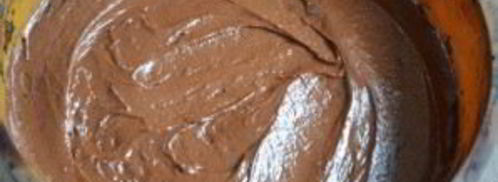 шоколадный брауни с вишней. Шаг 9