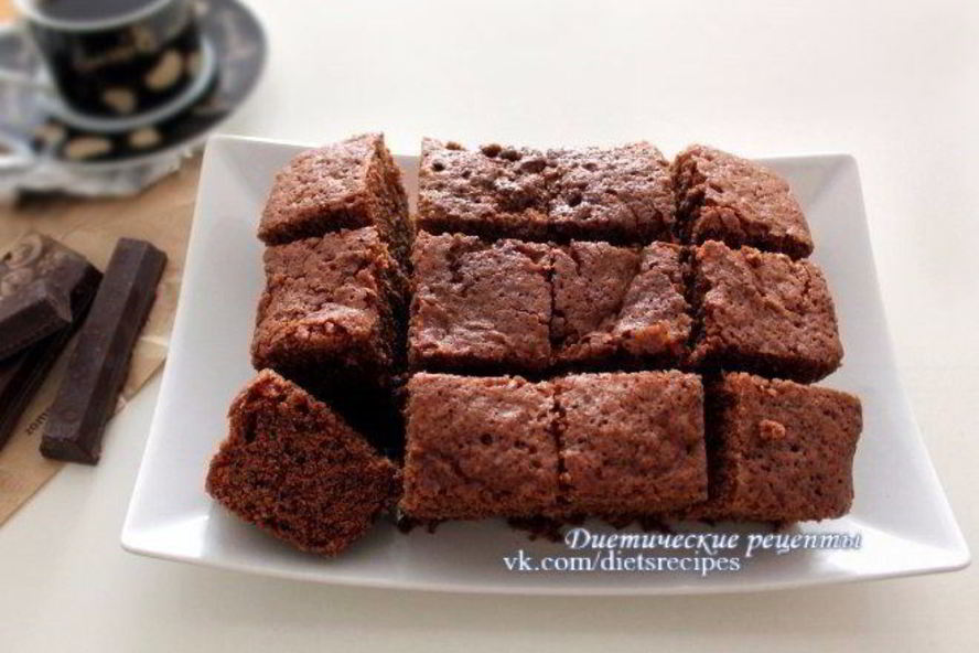 Рецепт шоколадного брауни в микроволновке