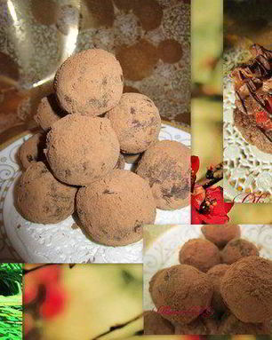 Трюфель, конфеты, пирожное